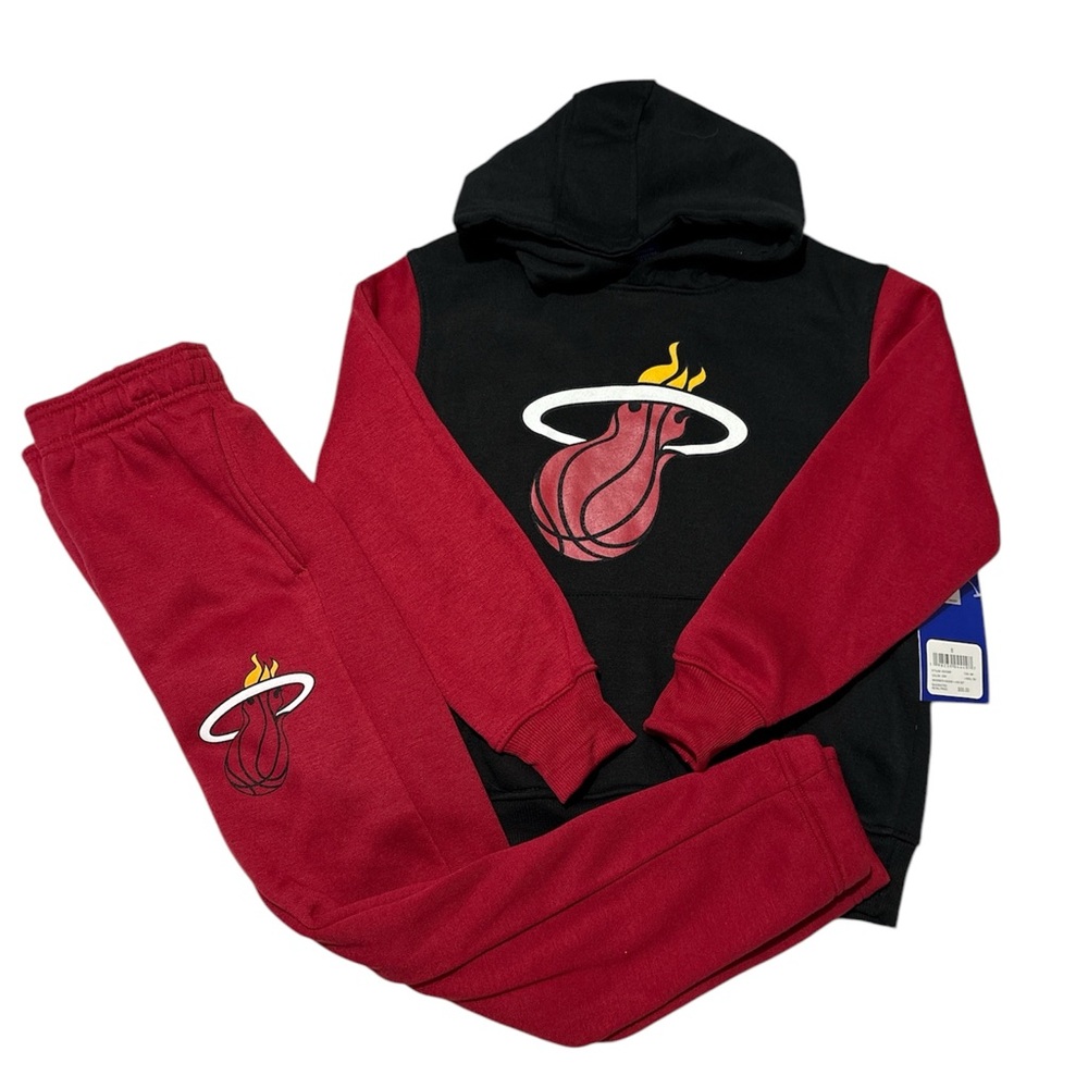 MH Kids Red and Black Hoodie and Sweatpants Set/Size 8